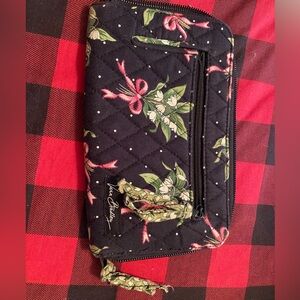 Vera Bradley large zip wallet.  Hope Breast Cancer pattern